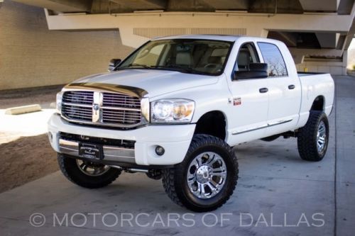 2008 dodge ram 2500 4x4 4 inch lift running boards sat radio bluetooth navigatio