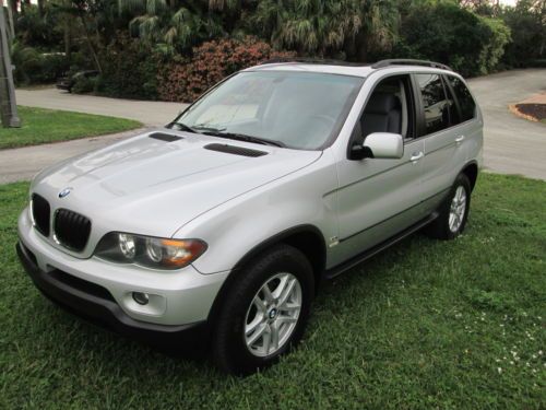 2005 bmw 3.0 x5 awd 96k sport package fla truck  low reserve like new