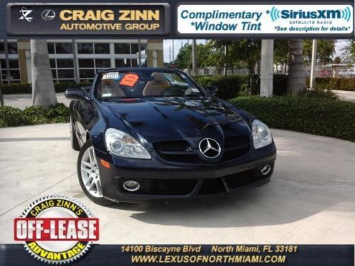 Slk300 convertible 3.0l cd convertible hardtop 9 speakers am/fm radio abs brakes