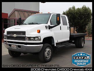 2008 chevrolet c4500 diesel 4x4 crewcab allison transmission 5th wheel topkick