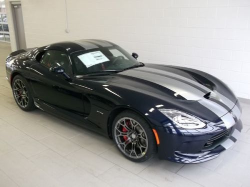 2014 srt viper gts gts-r blue w/billet stripes laguna interior package