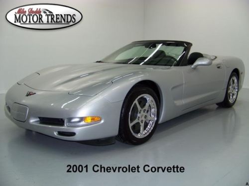 2001 chevy corvette convertible hud chrome wheels bose audio active handling 40k