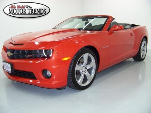 2013 chevy camaro 2ss rs pkg convertible navigation rearcam heated seats 20k