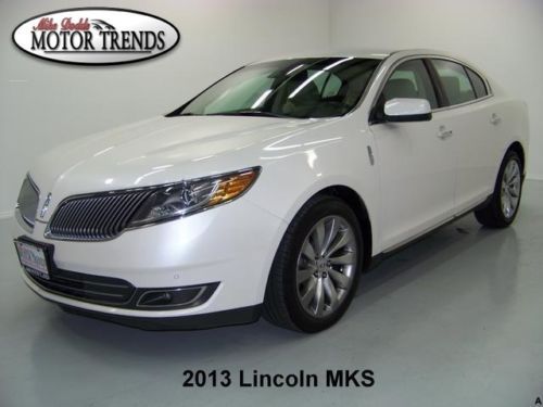 2013 lincoln mks navigation rearcam premium heated ac seats blind spot sync 24k