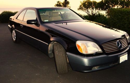 1995 mercedes benz s500 coupe one owner ca car, 75,000 orig. miles! beautiful!