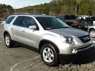 2008 gmc acadia slt2 silver gray dual roofs leather we ship low reserve call now