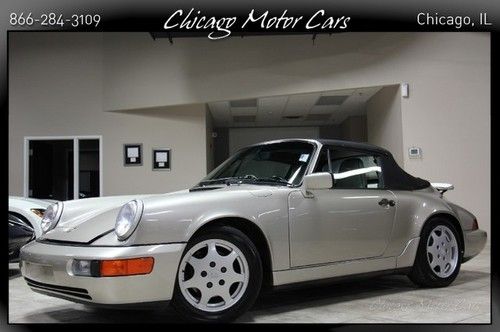 1990 porsche 911 carrera 2 cabriolet *only 42k miles* tiptronic power top clean!