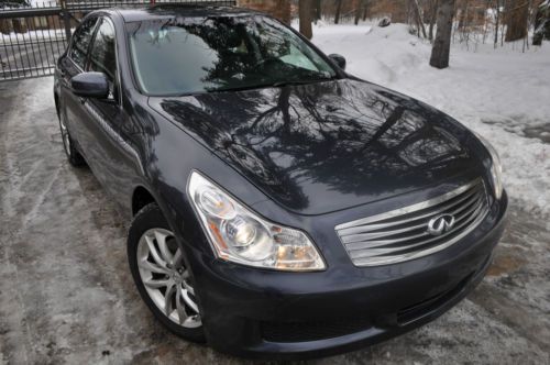 2007 infiniti g35 awd. no reserve.3.5l v6.heated leather/moonroof/bose/17&#039;sclear