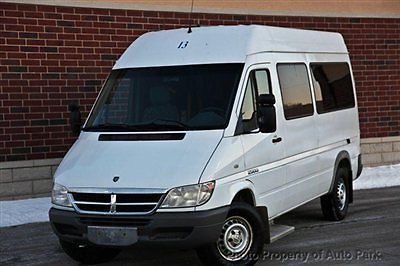 04 sprinter 2500 diesel high ceiling 140-in. wb passenger handicapped lift clean