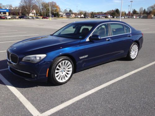 2012 bmw sedan 750li xdrive blue metallic awd