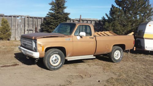 1980 chevrolet k-20 pickup