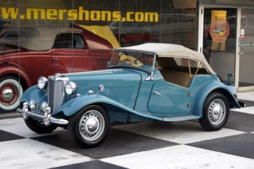 1951 mg td clipper blue with tan interior drives great!