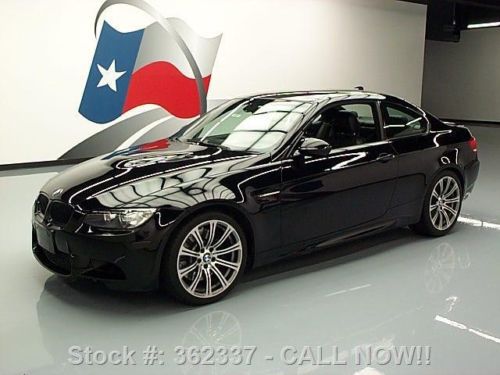 2009 bmw m3 coupe smg paddle shift sunroof htd leather  texas direct auto