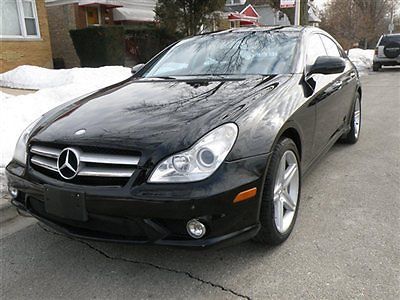 2009 mercedes cls 550  black-amg 18&#034;wheels,premium pack 1,cln carfax, low resv!!