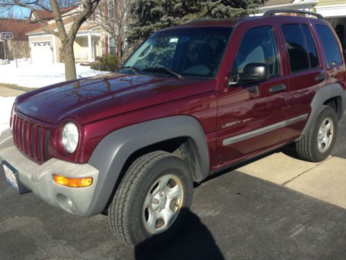 2002 jeep liberty sport sport utility 4-door 3.7l