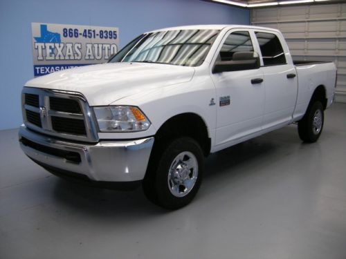 We finance!!!  2012 ram 2500hd 4x4 high output diesel tow sirius 53k texas auto