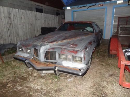 1977 pontiac grand prix lj rare factory glass sunroof 400 v8 snowflake wheels 77