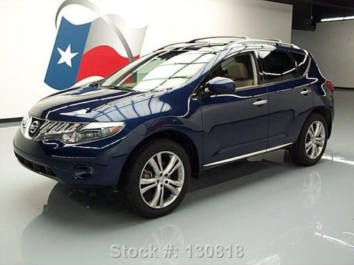 2010 nissan murano le awd  pano sunroof nav 20&#039;s 46k mi texas direct auto