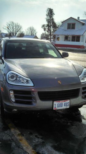 2009 porsche cayenne meteor gray/black navigation base sport utility 4-door 3.6l