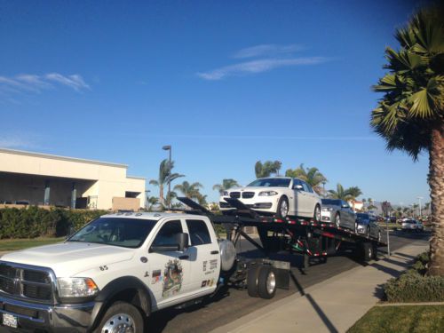 2012 dodge 4500 dually 2002 take 3 car hauler trailer