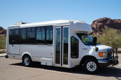 2006 ford e450 arizona diesel 15+ passenger shuttle bus passenger van!135k miles