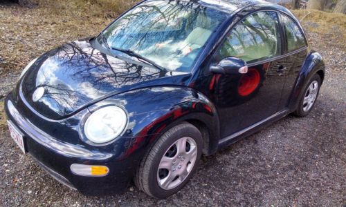 2005 volkswagen beetle gl hatchback 2-door 2.0l black buggy bug