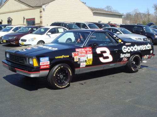 1981 chevy elcamino &#034; dale earnhardt tribute&#034;  low miles!!  400 smallblock!!