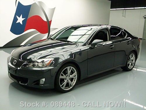 2009 lexus is250 sunroof nav rear cam xenon 18&#039;s 64k mi texas direct auto