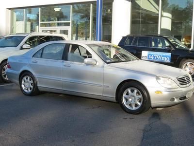 01 mercedes-benz s430 navigation/powerglasssunroof/bose premium sound/wood trim