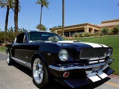 1965 ford mustang fastback shelby gt 350 tribute rotisserie resto - no reserve!
