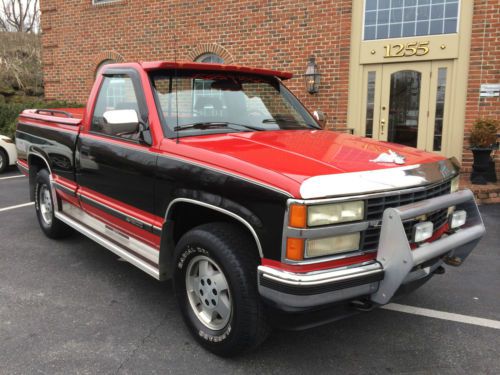 1992 chevrolet k1500 silverado 56k, 4x4, very clean, no rust, power options
