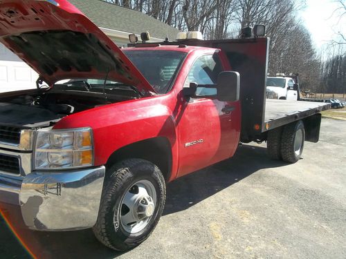 2010 3500  12' flat bed 1 ton dually; single cab