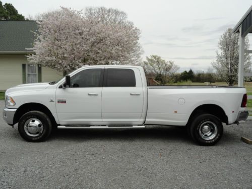 2012 dodge 3500 4x4 dually 6-speed big horn