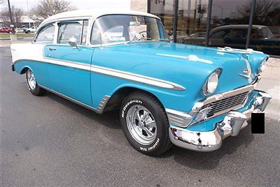 1956 chevrolet bel air 2 door automatic 265 v8 two barrel cragers chevy 210 150!