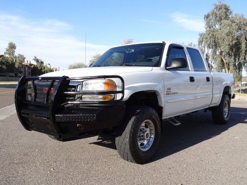 ***no reserve*** 2003 gmc 2500hd 4x4 duramax clean carfax/autocheck!!!!