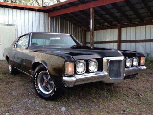 1970 pontiac grand prix model j- 400 cu. in.- turbo automatic-triple black!