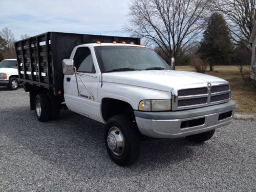 1998 dodge ram 3500 flatbed with lift