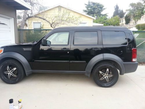 Get the batmobile! blk dodge nitro with premium package