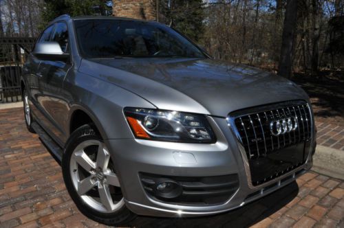 2010 audi q5 3.0 /no reserve awd.leather/navi/pano/18&#034;/salvage/rebuilt