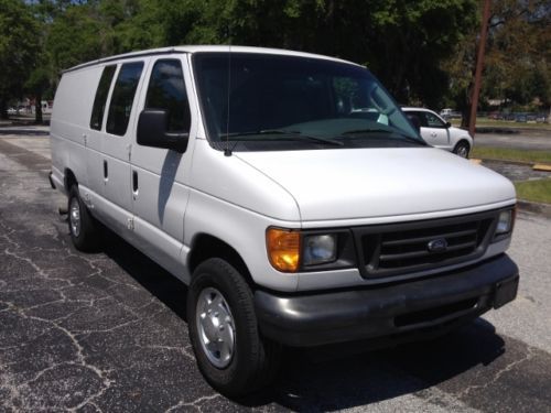 Diesel 2004 ford econoline cargo van e-350 super duty powerstroke