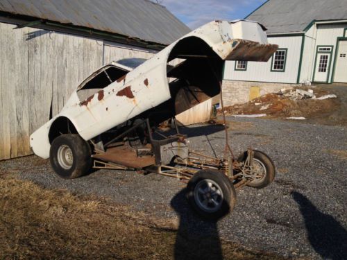 Nostalgia funny car 1965 mustang fastback all steel lift body barn find