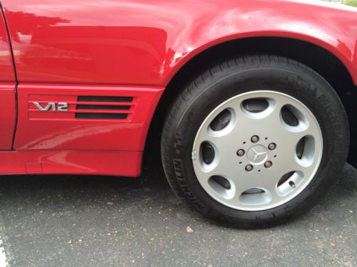 1995 Mercedes-Benz SL600 Base Convertible 2-Door 6.0L  57K ACTUAL MILES, image 6