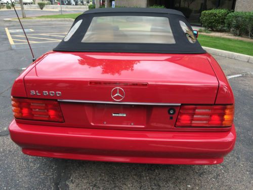 1995 Mercedes-Benz SL600 Base Convertible 2-Door 6.0L  57K ACTUAL MILES, image 8
