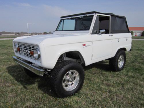 1974 ford bronco, rotisserie restored, 302 , auto