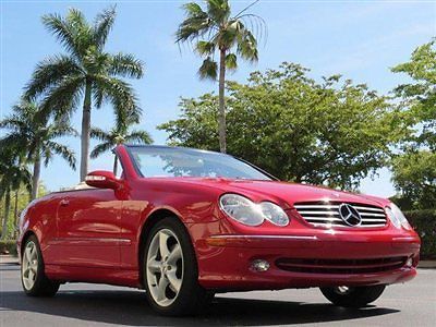 2005 mercedes benz clk320 convertible-only 46,132 orig miles-navi-no reserve