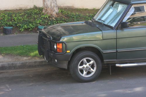 1993 range rover, hunter green.