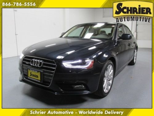 13 audi a4 premium plus quattro blue bluetooth sunroof keyless go