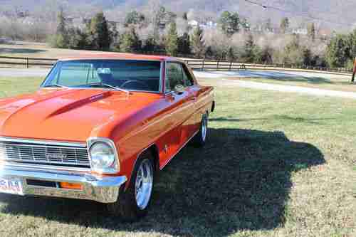 1966 Chevy II Nova 327ci hugger orange, image 4