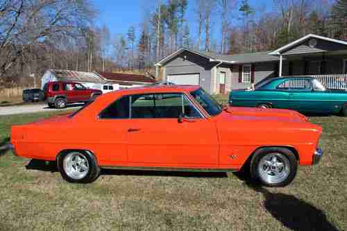 1966 Chevy II Nova 327ci hugger orange, image 6