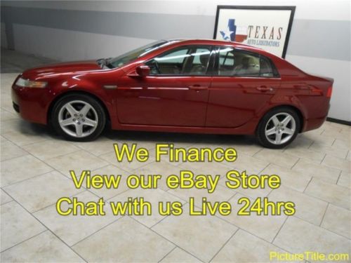 04 tl leather heated seats sunroof sedan we finance texas